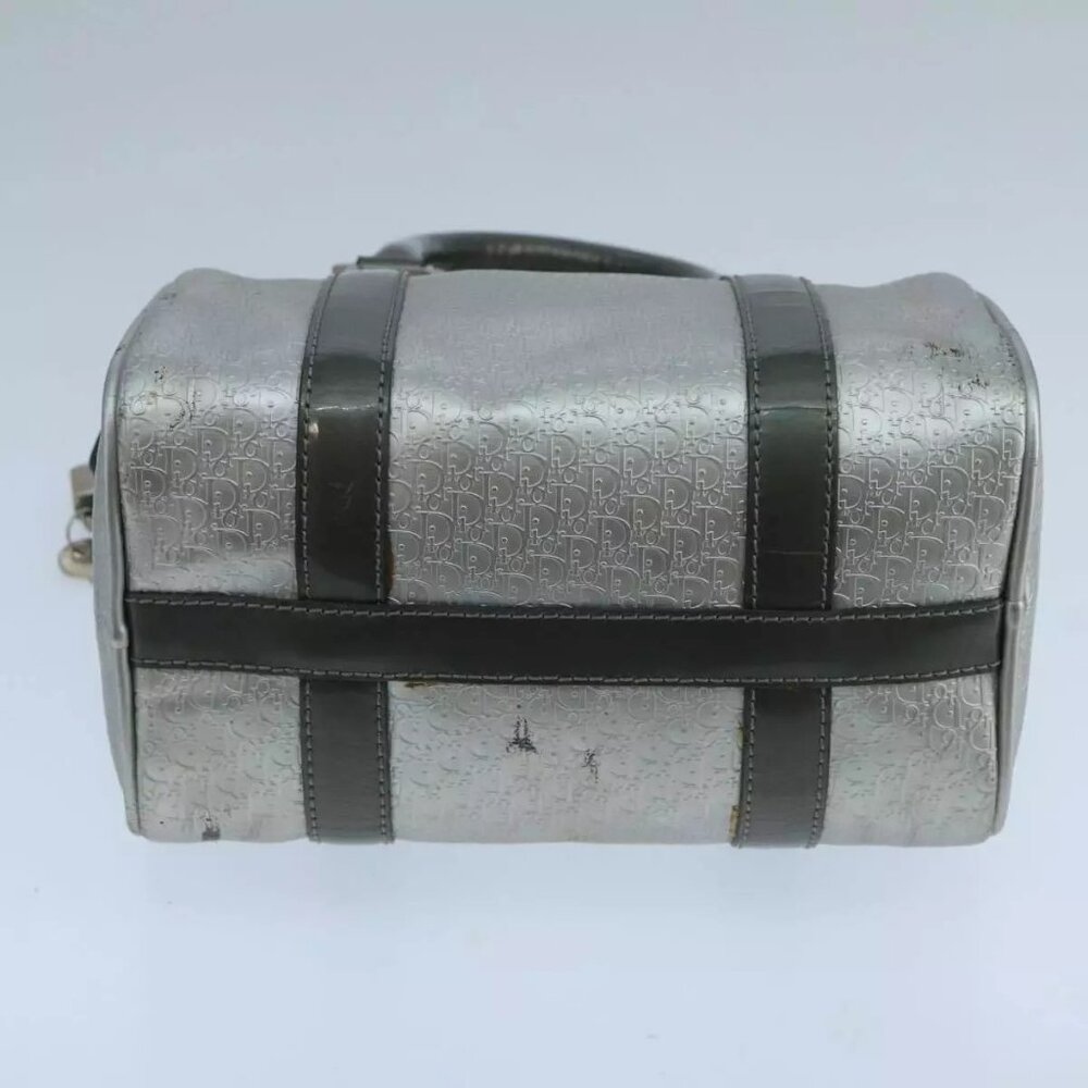 Christian Dior Trotter Canvas Hand Bag Silver Auth - Picture 11 of 16